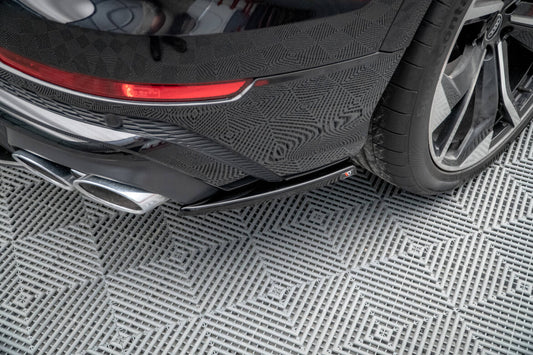 Diffusor Flaps passend für Audi SQ8 Mk1 schwarz Hochglanz