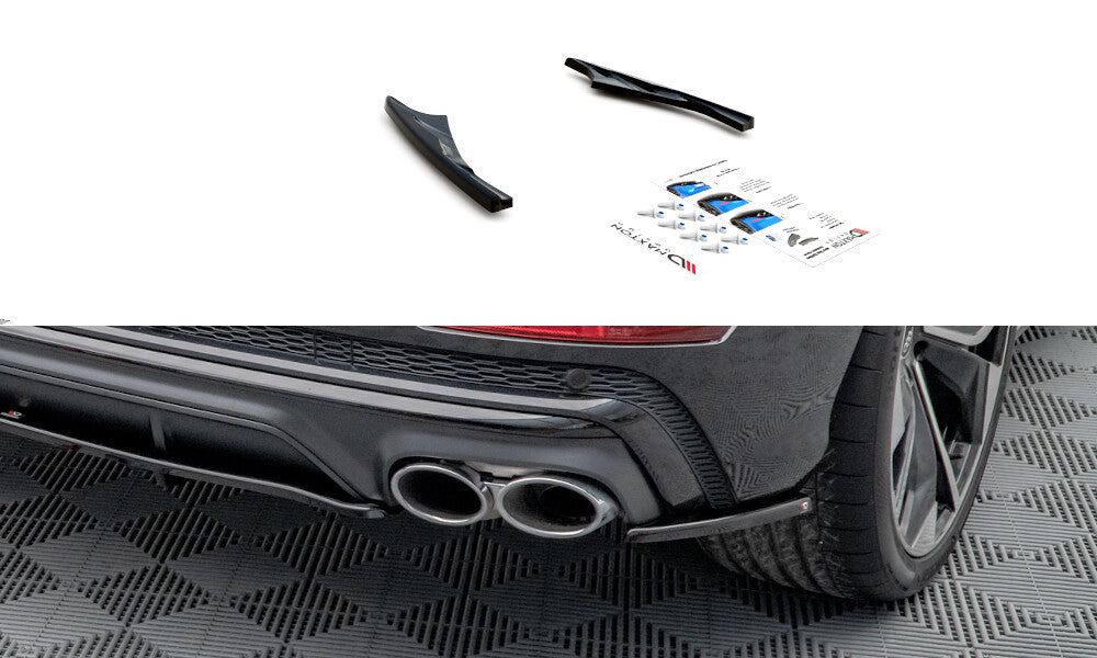 Diffusor Flaps passend für Audi SQ8 Mk1 schwarz Hochglanz
