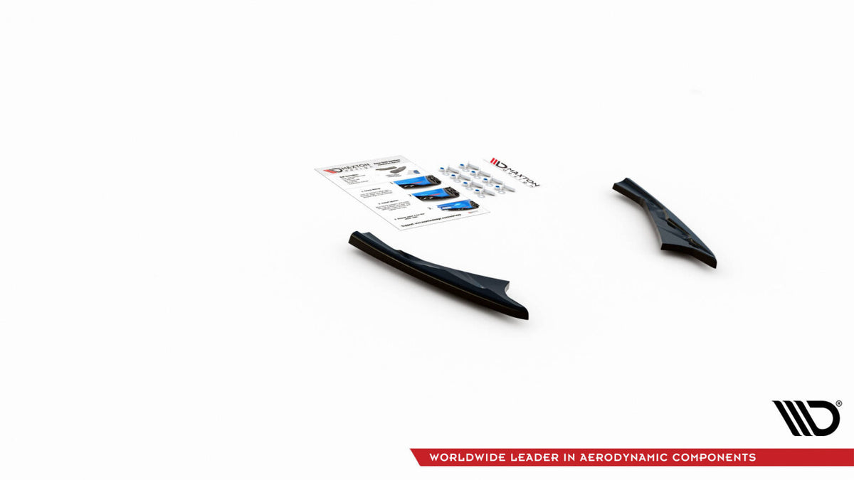 Diffusor Flaps passend für Audi SQ8 Mk1 schwarz Hochglanz