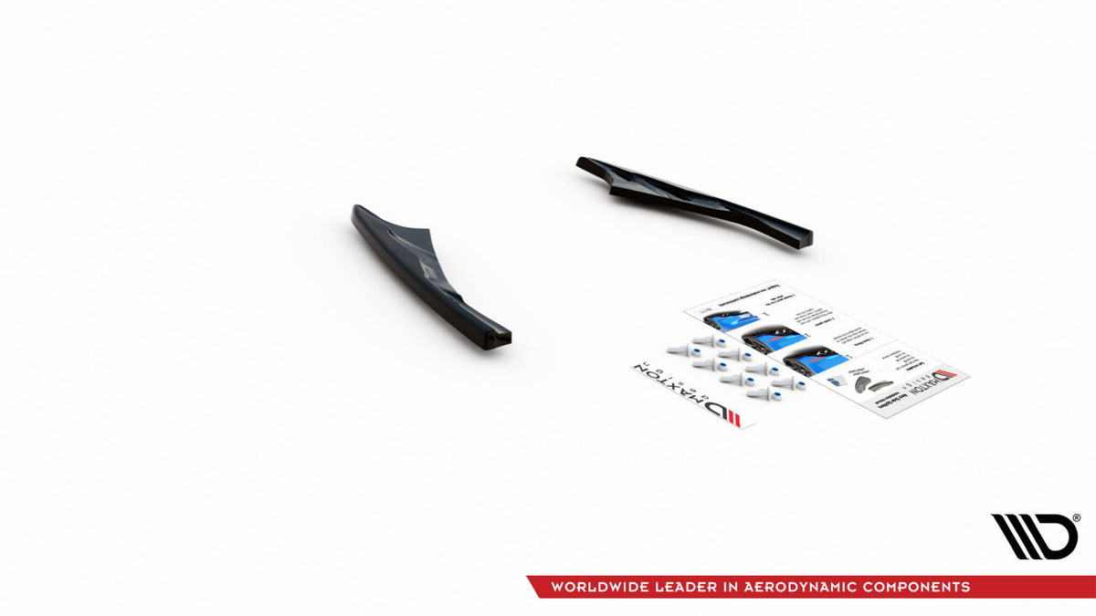 Diffusor Flaps passend für Audi SQ8 Mk1 schwarz Hochglanz