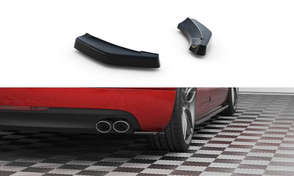 Diffusor Flaps passend für Audi TT 3.2 V6 8J schwarz Hochglanz