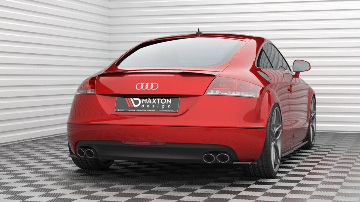 Diffusor Flaps passend für Audi TT 3.2 V6 8J schwarz Hochglanz