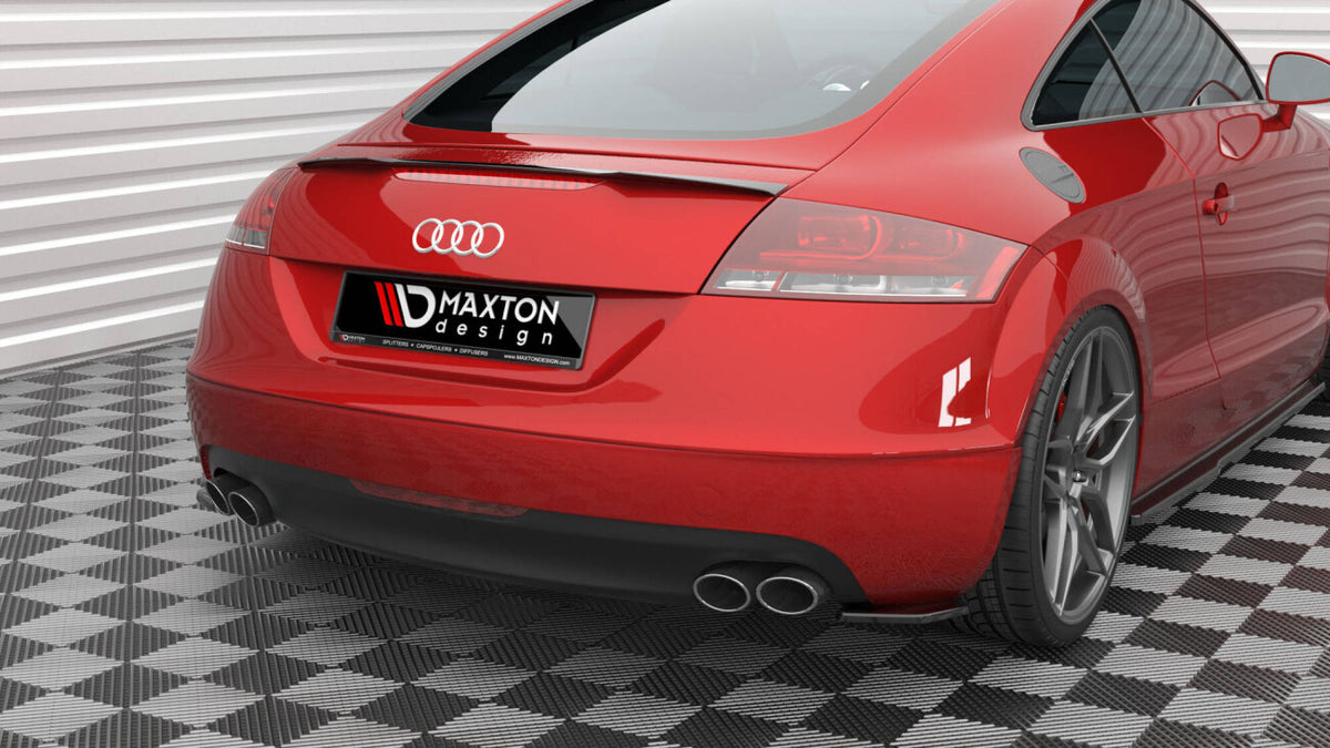 Diffusor Flaps passend für Audi TT 3.2 V6 8J schwarz Hochglanz