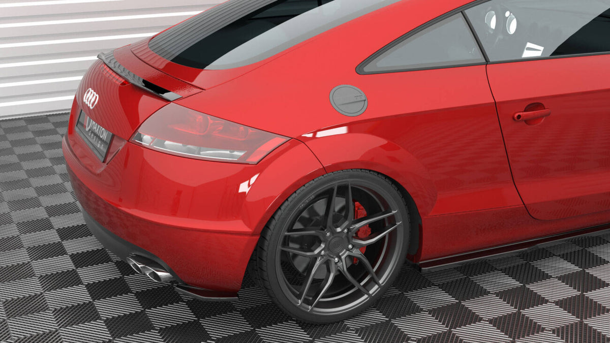 Diffusor Flaps passend für Audi TT 3.2 V6 8J schwarz Hochglanz