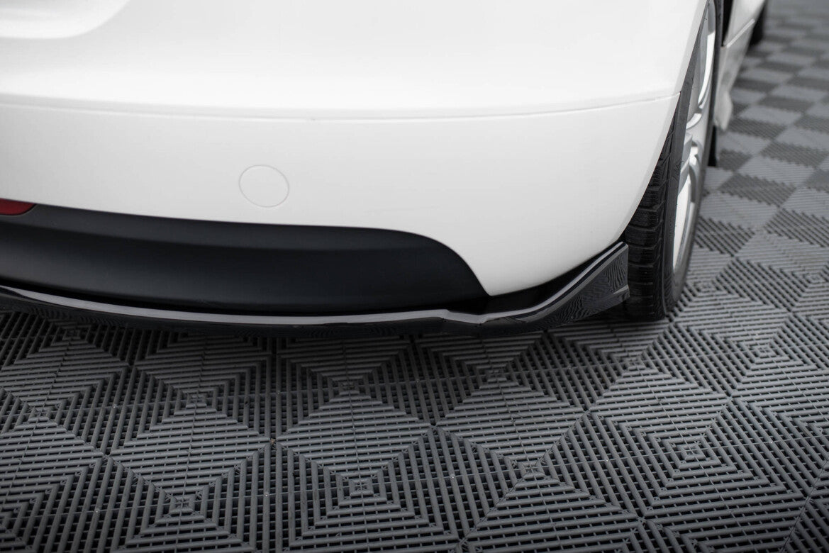 Diffusor Flaps passend für Audi TT 8J schwarz Hochglanz