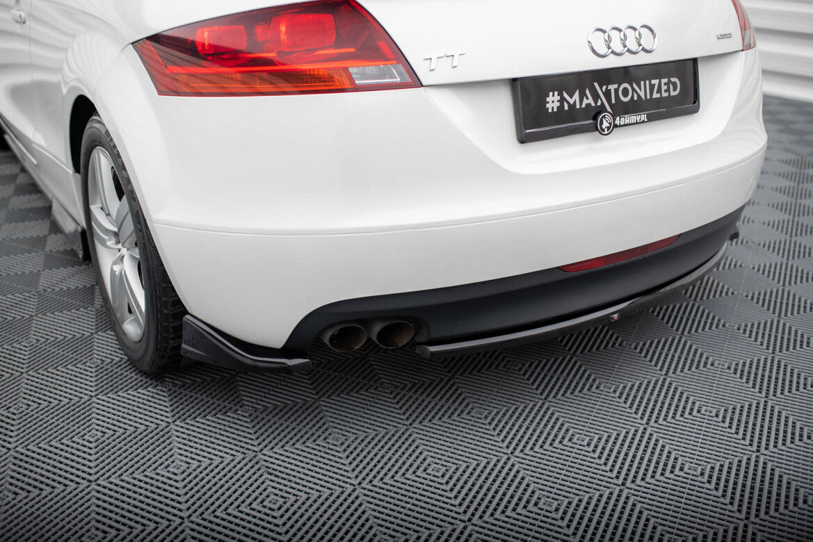 Diffusor Flaps passend für Audi TT 8J schwarz Hochglanz