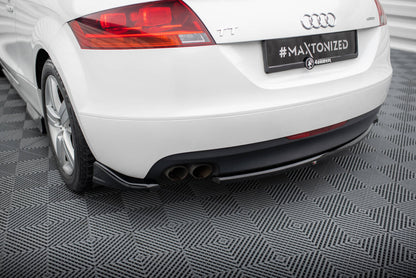 Diffusor Flaps passend für Audi TT 8J schwarz Hochglanz