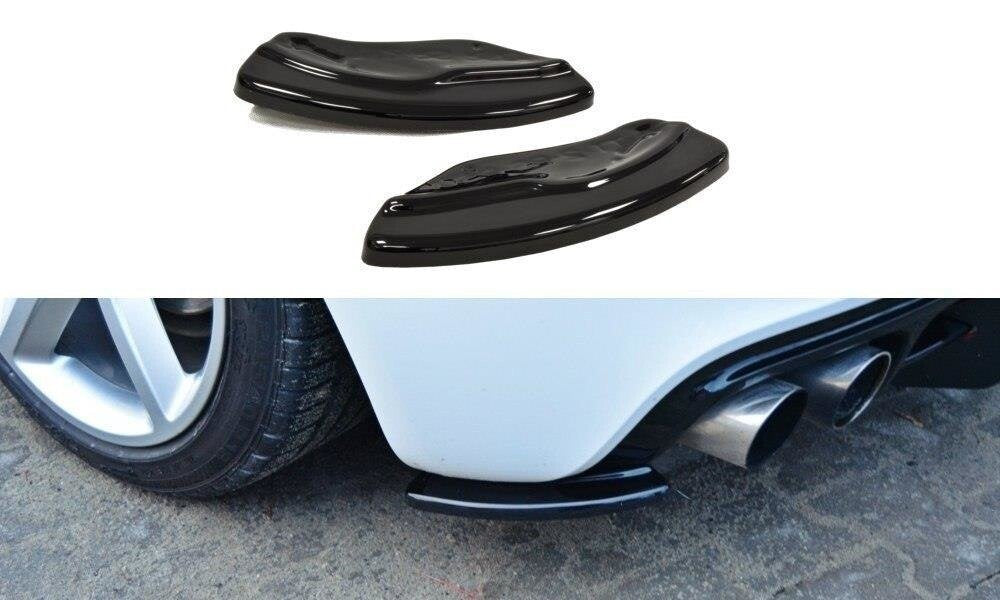Diffusor Flaps passend für Audi TT S 8J schwarz Hochglanz
