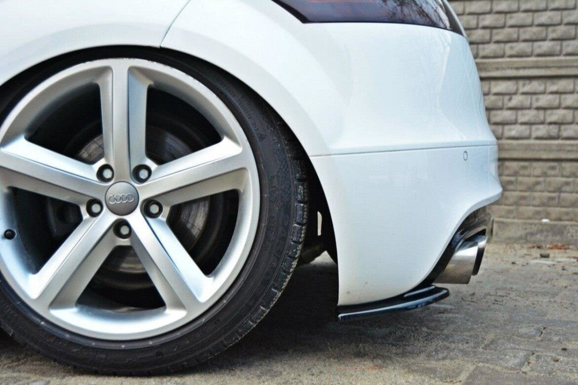 Diffusor Flaps passend für Audi TT S 8J schwarz Hochglanz