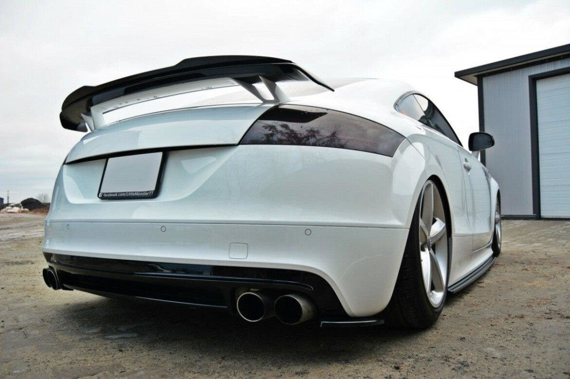 Diffusor Flaps passend für Audi TT S 8J schwarz Hochglanz