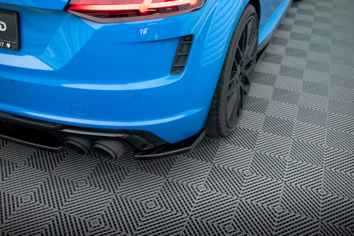 Diffusor Flaps passend für Audi TT S 8S FL schwarz Hochglanz