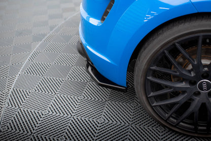Diffusor Flaps passend für Audi TT S 8S FL schwarz Hochglanz