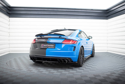 Diffusor Flaps passend für Audi TT S 8S FL schwarz Hochglanz