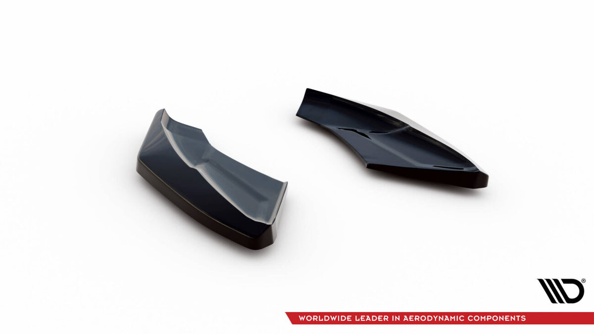 Diffusor Flaps passend für Audi TT S 8S FL schwarz Hochglanz