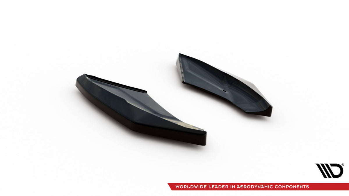 Diffusor Flaps passend für Audi TT S 8S FL schwarz Hochglanz