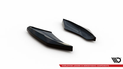 Diffusor Flaps passend für Audi TT S 8S FL schwarz Hochglanz