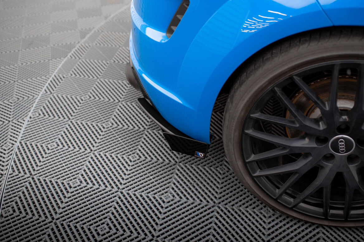 Diffusor Flaps passend für Audi TT S 8S FL schwarz Hochglanz