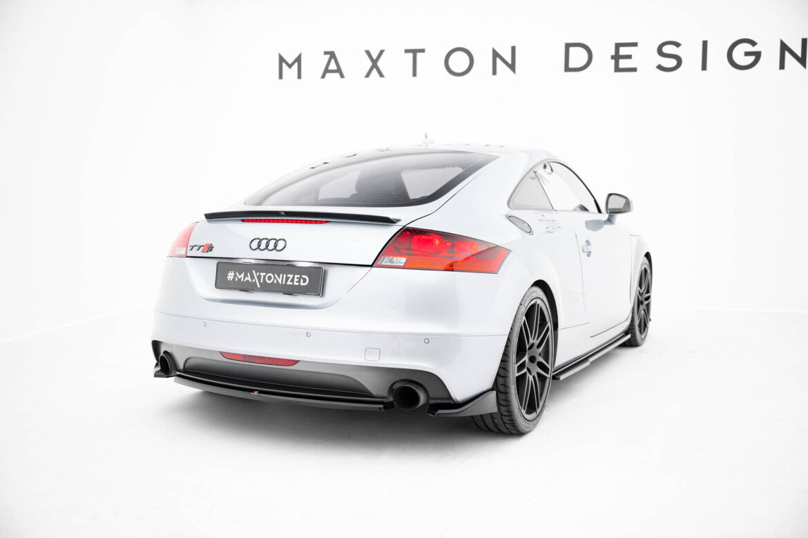 Diffusor Flaps passend für Audi TT S-Line 8J FL schwarz Hochglanz