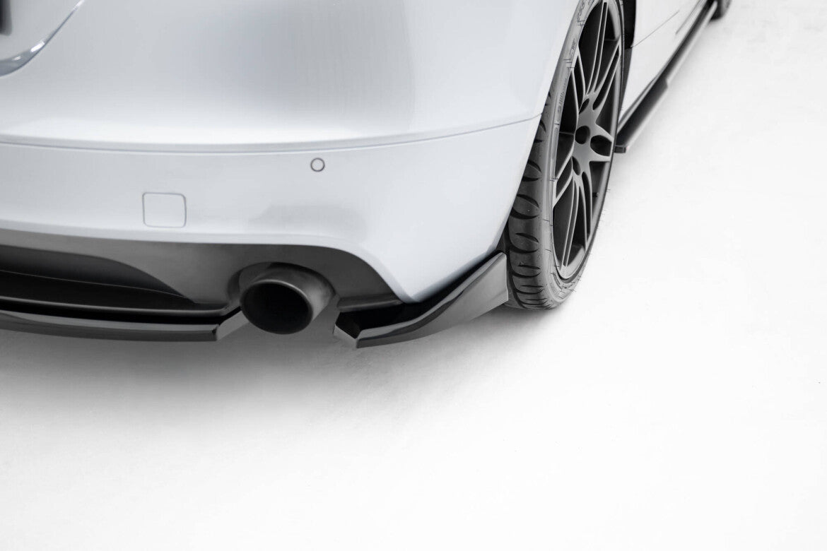 Diffusor Flaps passend für Audi TT S-Line 8J FL schwarz Hochglanz