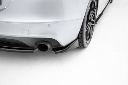 Diffusor Flaps passend für Audi TT S-Line 8J FL schwarz Hochglanz