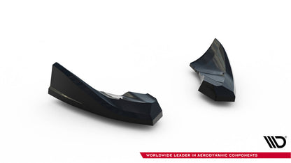 Diffusor Flaps passend für Audi TT S-Line 8J FL schwarz Hochglanz