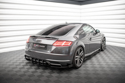 Diffusor Flaps passend für Audi TT S-Line 8S schwarz Hochglanz
