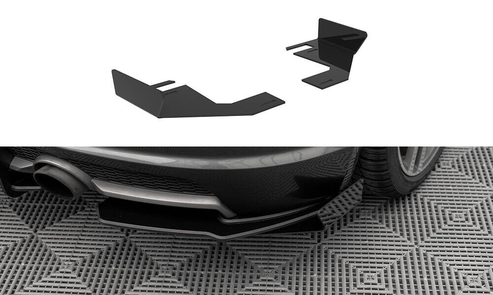 Diffusor Flaps passend für Audi TT S-Line 8S schwarz Hochglanz