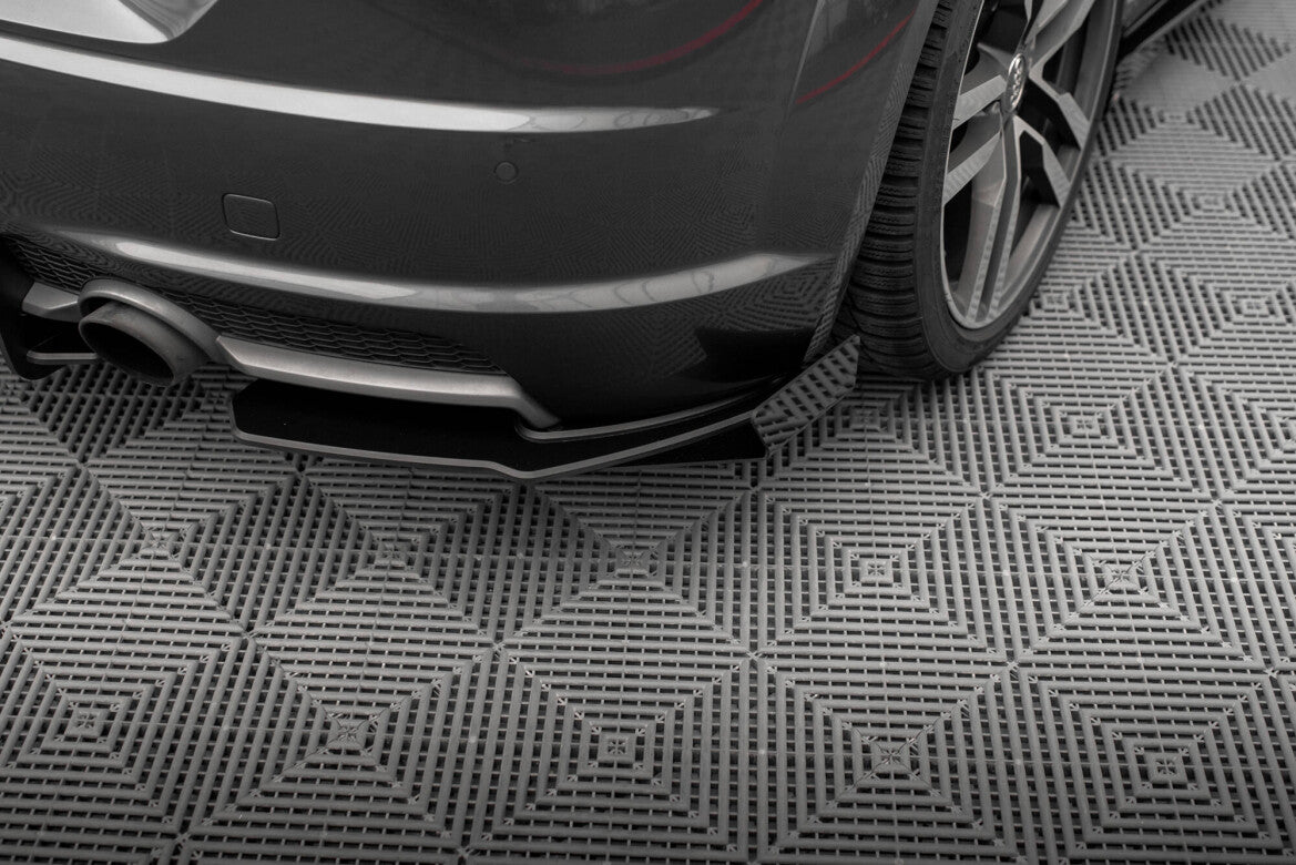 Diffusor Flaps passend für Audi TT S-Line 8S schwarz Hochglanz