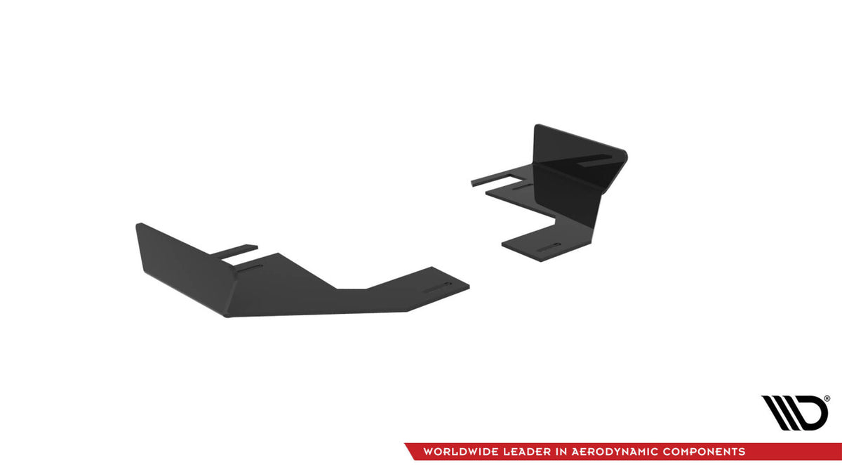 Diffusor Flaps passend für Audi TT S-Line 8S schwarz Hochglanz