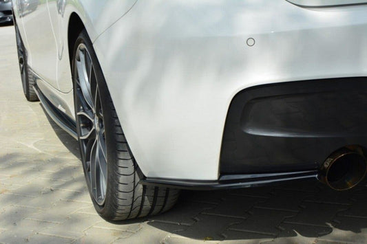 Diffusor Flaps passend für BMW 1er F20/F21 M-Power (vor FL) schwarz Hochglanz