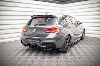 Diffusor Flaps passend für BMW 1er F20 FL M-power schwarz Hochglanz