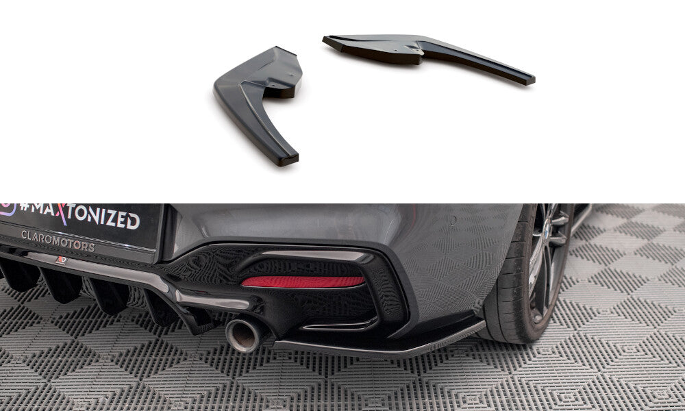 Diffusor Flaps passend für BMW 1er F20 FL M-power schwarz Hochglanz