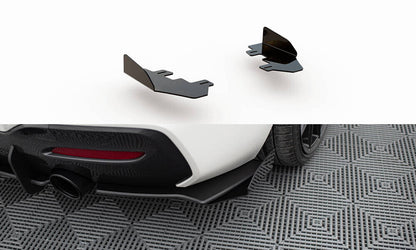 Diffusor Flaps passend für BMW 1er F20 M-Paket FL / M140i schwarz Hochglanz