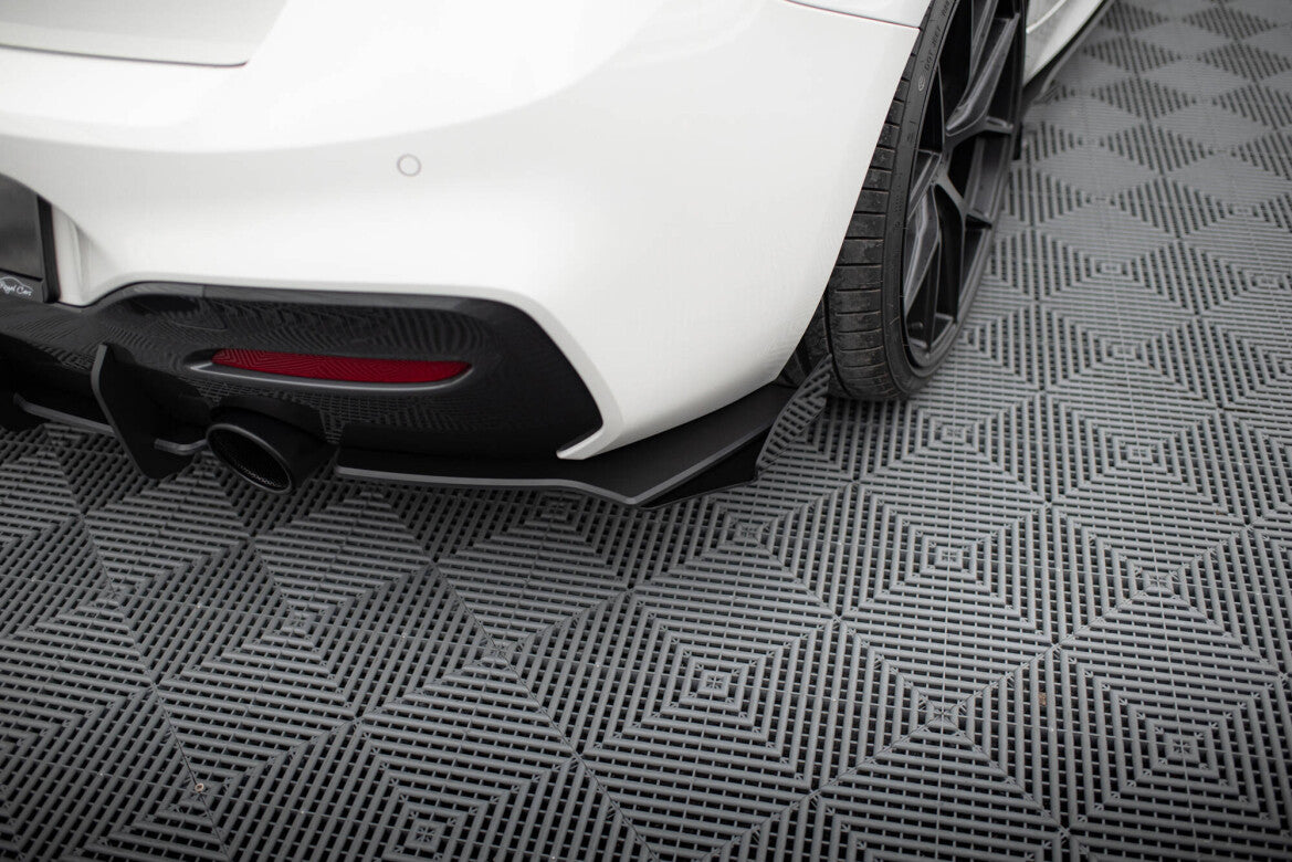 Diffusor Flaps passend für BMW 1er F20 M-Paket FL / M140i schwarz Hochglanz
