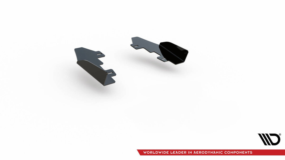 Diffusor Flaps passend für BMW 1er F20 M-Paket FL / M140i schwarz Hochglanz