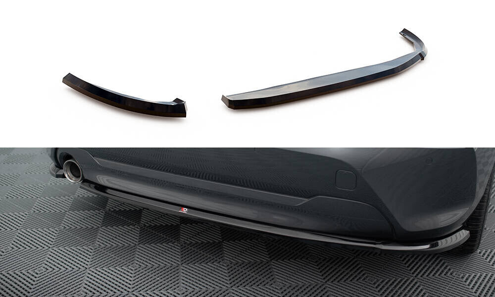 Diffusor Flaps passend für BMW 1er F40 schwarz Hochglanz