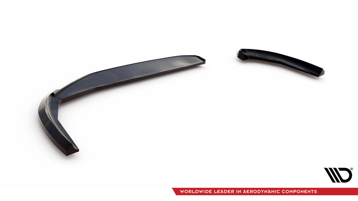 Diffusor Flaps passend für BMW 1er F40 schwarz Hochglanz