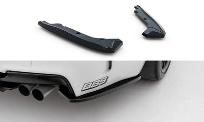 Diffusor Flaps passend für BMW 1er M Coupe E82 schwarz Hochglanz