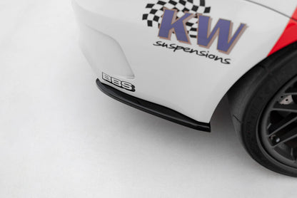Diffusor Flaps passend für BMW 1er M Coupe E82 schwarz Hochglanz