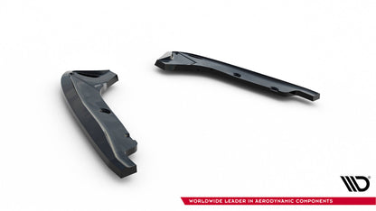Diffusor Flaps passend für BMW 1er M Coupe E82 schwarz Hochglanz