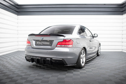 Diffusor Flaps passend für BMW 1er M-Paket E82 schwarz Hochglanz