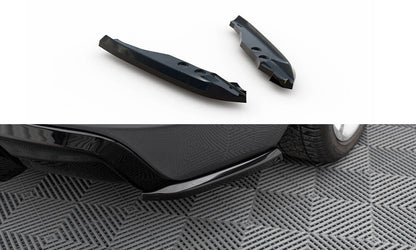 Diffusor Flaps passend für BMW 1er M-Paket E82 schwarz Hochglanz