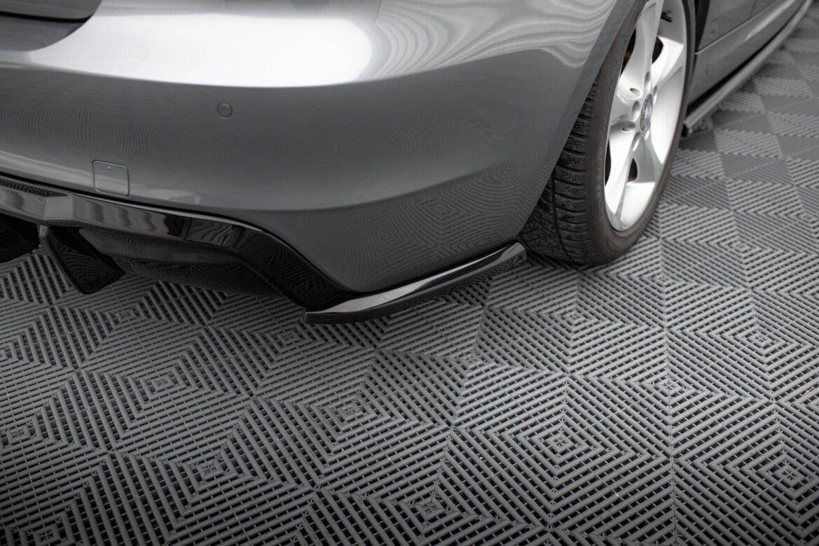 Diffusor Flaps passend für BMW 1er M-Paket E82 schwarz Hochglanz
