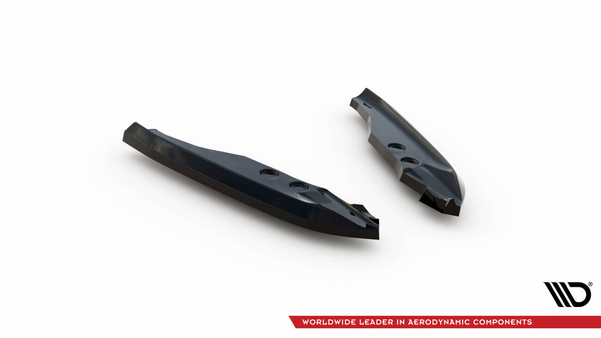 Diffusor Flaps passend für BMW 1er M-Paket E82 schwarz Hochglanz