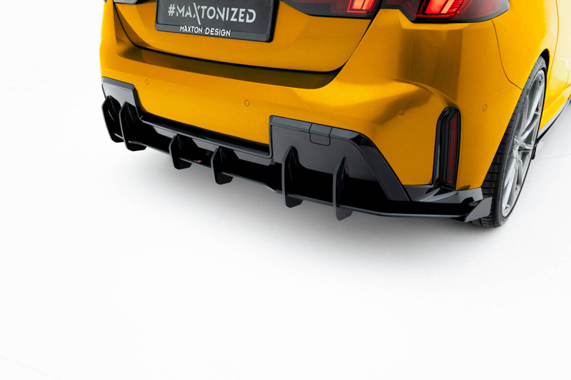 Diffusor Flaps passend für BMW 1er M-Paket F70 schwarz Hochglanz
