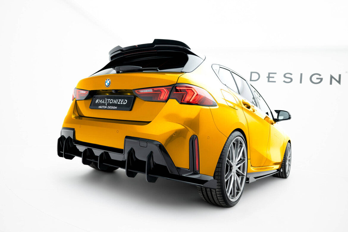 Diffusor Flaps passend für BMW 1er M-Paket F70 schwarz Hochglanz