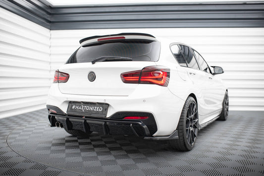 Diffusor Flaps passend für BMW 1er M-Paket / M140i F20 FL schwarz Hochglanz