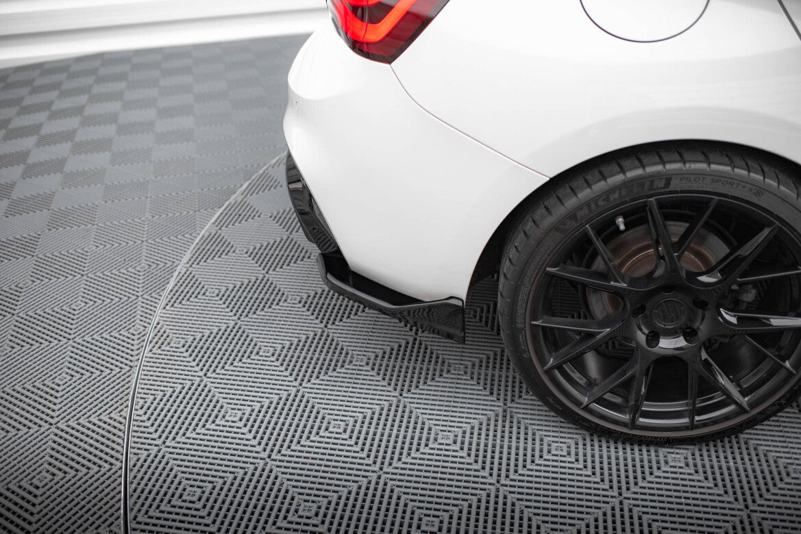 Diffusor Flaps passend für BMW 1er M-Paket / M140i F20 FL schwarz Hochglanz