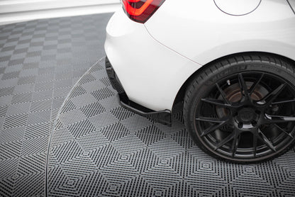 Diffusor Flaps passend für BMW 1er M-Paket / M140i F20 FL schwarz Hochglanz