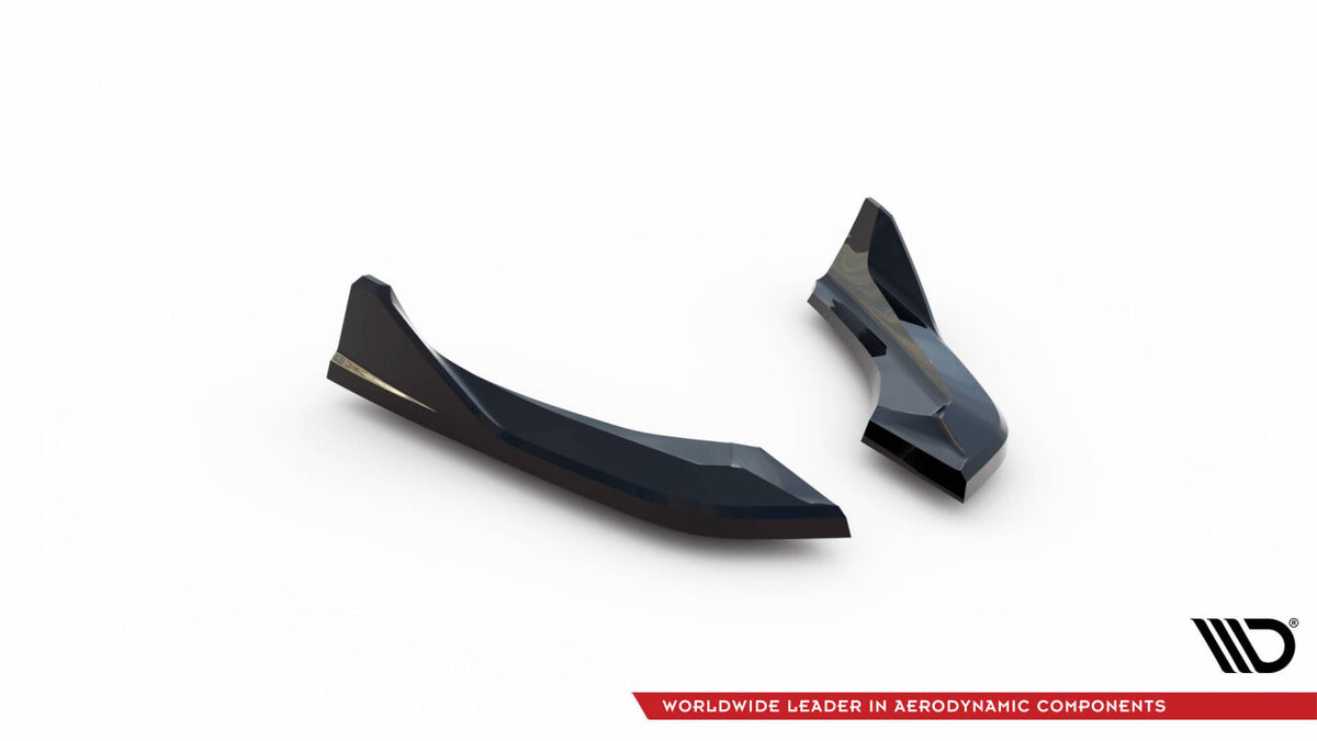 Diffusor Flaps passend für BMW 1er M-Paket / M140i F20 FL schwarz Hochglanz